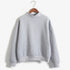 Unisex Long Sleeve Fleece Sweatshirt Plus Size Pullover