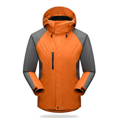 Unisex Rain Running Fleece Lined Warm Plus Size Jacket