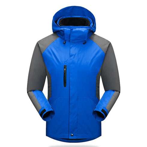 Unisex Rain Running Fleece Lined Warm Plus Size Jacket
