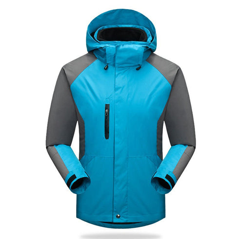 Unisex Rain Running Fleece Lined Warm Plus Size Jacket