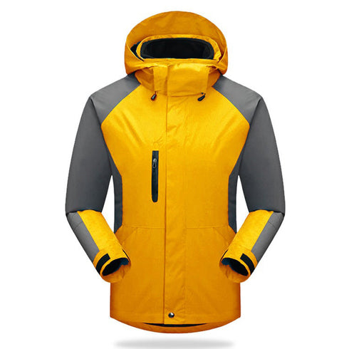 Unisex Rain Running Fleece Lined Warm Plus Size Jacket