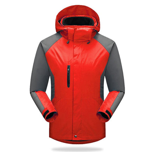 Unisex Rain Running Fleece Lined Warm Plus Size Jacket