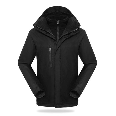 Unisex Rain Running Fleece Lined Warm Plus Size Jacket