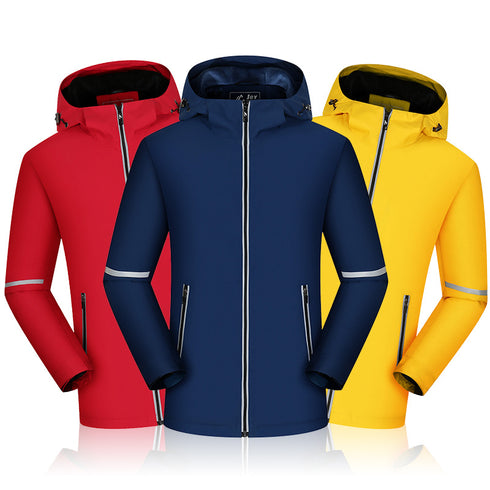 Unisex Reflective Rain Windproof Bike Jacket for Custom Logo