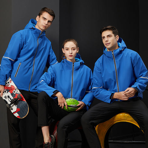 Unisex Reflective Rain Windproof Bike Jacket for Custom Logo