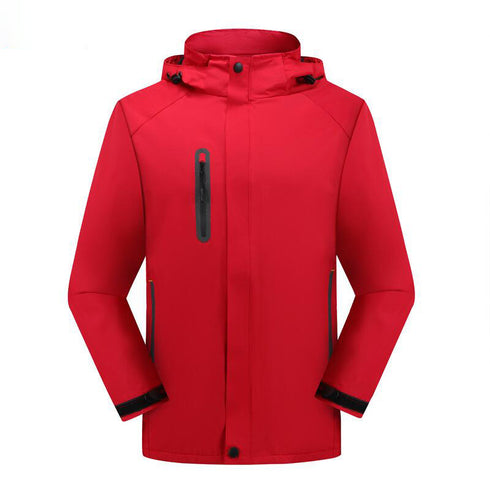 Unisex Running Windbreaker Waterproof Softshell Jacket