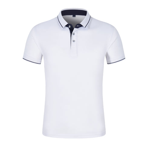 Unisex Short Sleeve Solid Cotton Polo Shirt