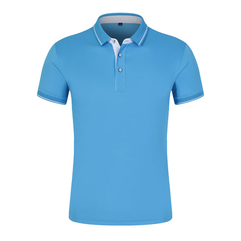 Unisex Short Sleeve Solid Cotton Polo Shirt