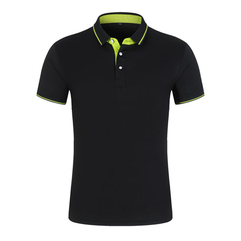 Unisex Short Sleeve Solid Cotton Polo Shirt