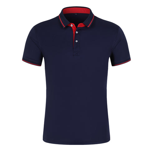 Unisex Short Sleeve Solid Cotton Polo Shirt