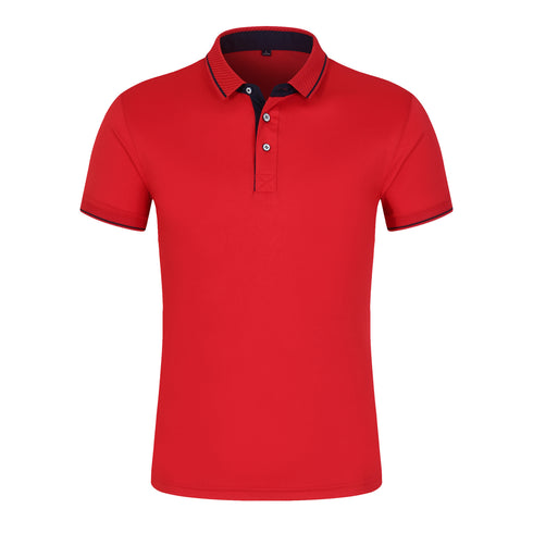 Unisex Short Sleeve Solid Cotton Polo Shirt
