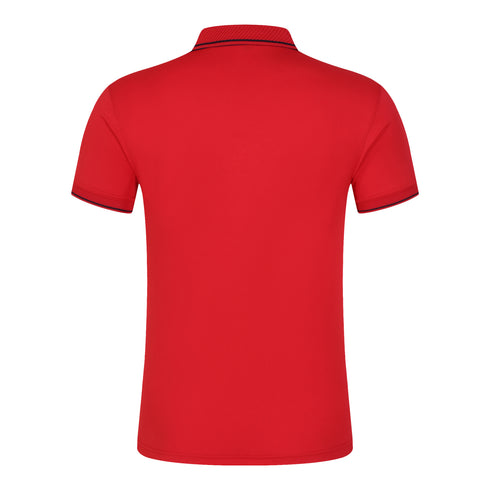 Unisex Short Sleeve Solid Cotton Polo Shirt