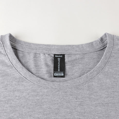 Unisex Short Sleeve Solid Crew Neck T-Shirt