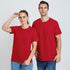 Unisex Short Sleeve Solid Crew Neck T-Shirt