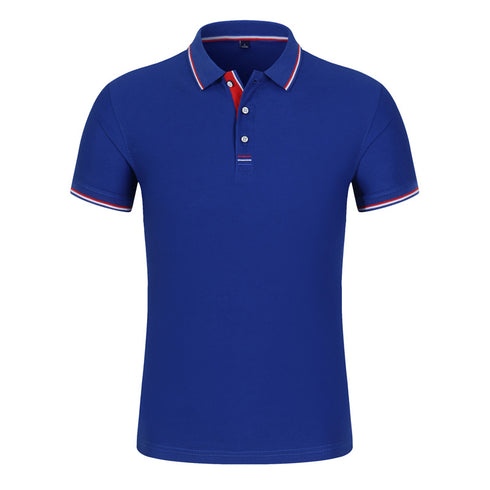 Unisex Short Sleeve Blank Spandex Cotton Polo Shirt