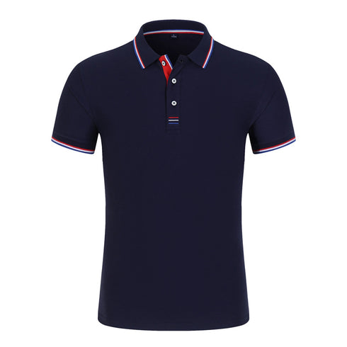 Unisex Short Sleeve Blank Spandex Cotton Polo Shirt