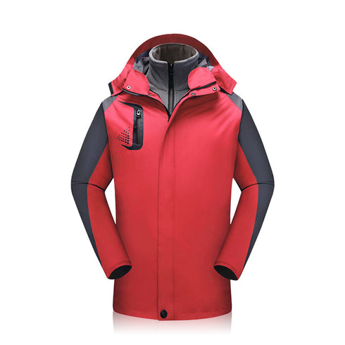 Unisex Ski Snow Fleece Plus Size Jacket with Hood for Custom Logo