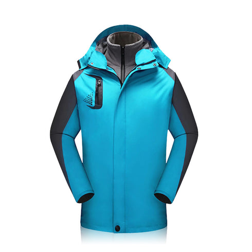 Unisex Ski Snow Fleece Plus Size Jacket with Hood for Custom Logo