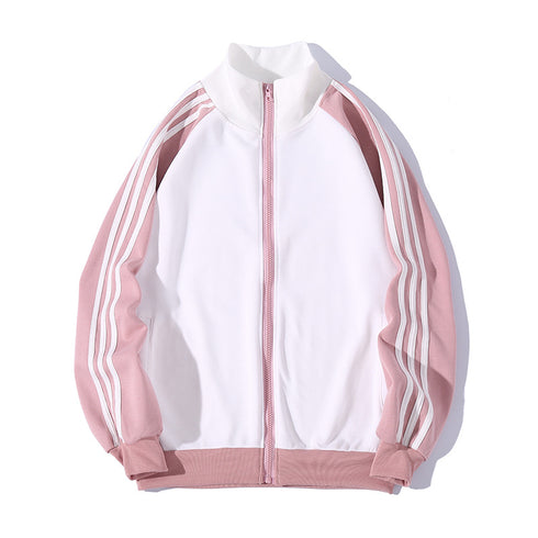 Unisex Plus Size Button Sportswear Baseball Jacket