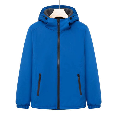 Unisex Warm Fleece Insulated Hiking Plus Size Jacket