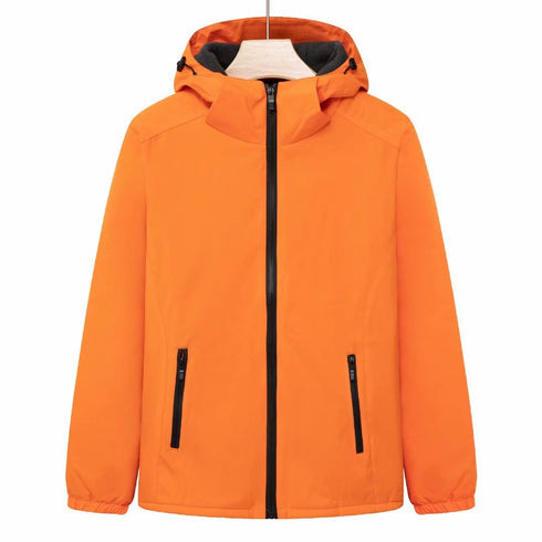 Unisex Warm Fleece Insulated Hiking Plus Size Jacket