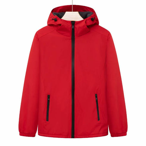 Unisex Warm Fleece Insulated Hiking Plus Size Jacket