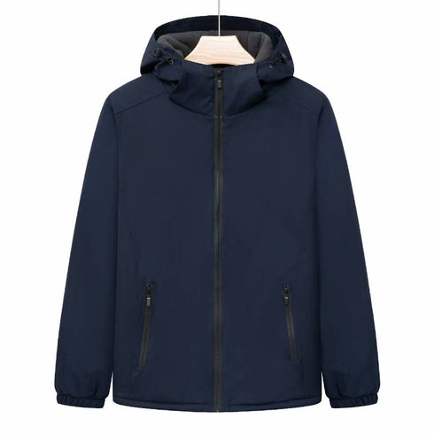 Unisex Warm Fleece Insulated Hiking Plus Size Jacket