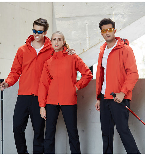 Unisex Winter Warm Snow Jacket with Removable Hooded