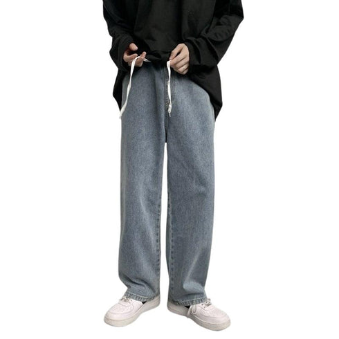Men's Loose Straight-Leg Relaxed-Fit Jeans