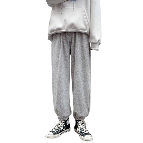 Plus Size Men's Straight Leg Loose-Fit Workout Jogger