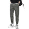 Men's Fleece-Lined Elastic Waist Harem Straight Leg Joggers