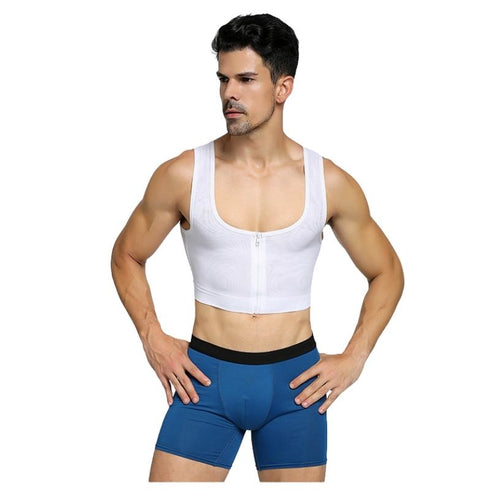 Men's Bodybuilding Shapewear Compression Chest Corset Tank
