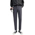 Men's Casual Straight Fit Pleat-Front Dress Pants
