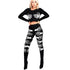 Halloween Party Women's Printed Two Piece Outfits