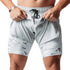 Men's Lightweight Workout Sport Shorts with Zip Pockets