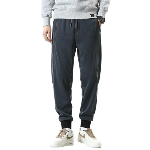Plus Size Men's Casual Fleece Gym Workout Running Joggers