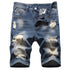 Fashion Men's Jean Shorts Mid Waisted Men's Ripped Jeans Shorts