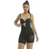 Women's High Waist Plus Size Shapewear Open Bust Detachable Straps