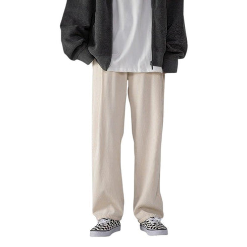 Men's Elastic Waist Straight Leg Joggers Pants