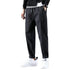 Plus Size Men's Straight Leg Fleece Cargo Pants for Workout