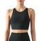 Newest Women's Running Fitness Crop Tank with Bra Pads
