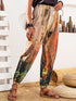 Vintage Women's Loose Fashion Scrawl Sportswear Pants