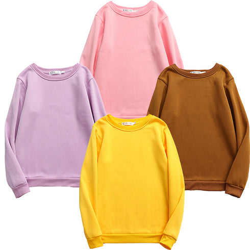Unisex Plus Size Crew Neck Active Sweatshirt for Printing
