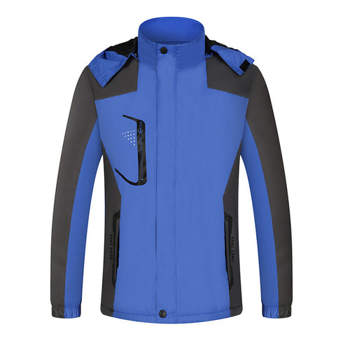 Warm Plus Size Windbreaker Waterproof Unisex Jackets