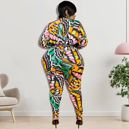 Western Stylish Casual Women's Plus Size Jumpsuits