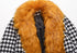 Western Stylish Plaid Women's Short Coat Outwear