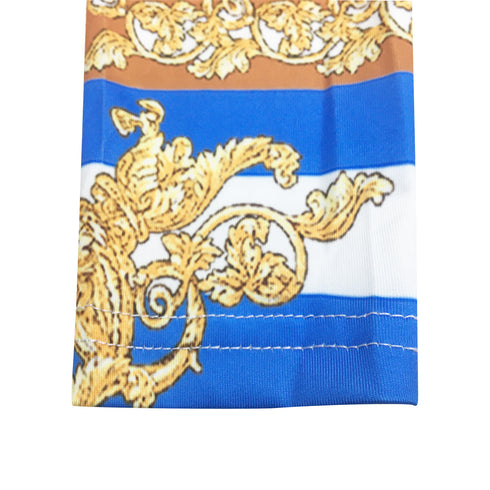 Western Stylish Printed V-neck Women's Two Piece Outfits