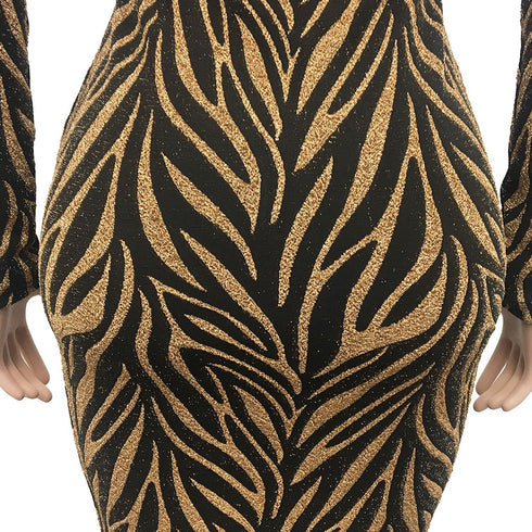 Western Stylish Women's Deep V-neck Cocktail Dresses