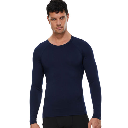 Winter Men's Activewear Quick Dry Stretchy Running Sweatshirts