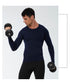 Winter Men's Activewear Quick Dry Stretchy Running Sweatshirts